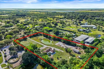 Aerial View or property 5 acres