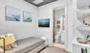 Housekeepers quarters with a private bathroom