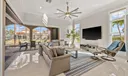 Family room opens to the Lanai