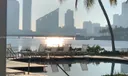 Sunrise at pool