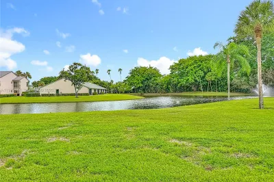 Enjoy lake views from living & master bedroom