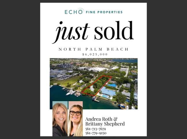 Just Sold in North Palm Beach!