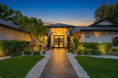 Front door Virtual Sunset