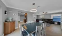Combination living and dining room