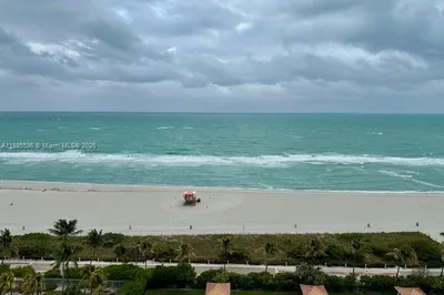 Ocean view from balcony