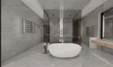Master Bathroom 3D rendering