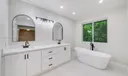 Master Bathroom Tub and Vanity