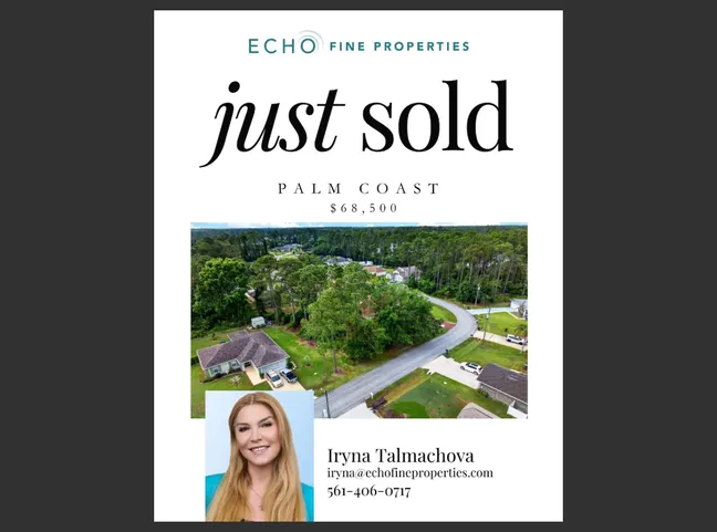 Just Sold in Palm Coast!