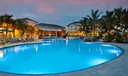 The CORE pool at night