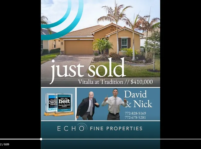 Just Sold in Vitalia in Tradition!