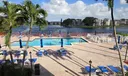 Club house Pool Overlooking Fountain & Water