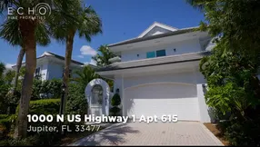 Launch Your Paddle Board or Kayak From Your Backyard at this Jupiter Harbour Townhome!