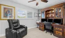 Guest bedroom 2, used as an office