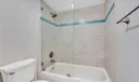 2nd full bathroom- tub/shower combo