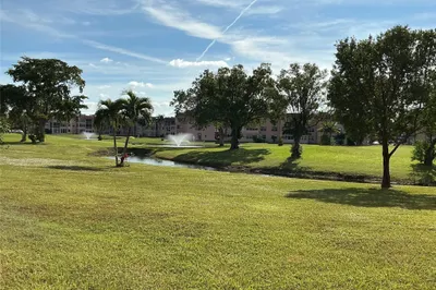 Serene golf and water view