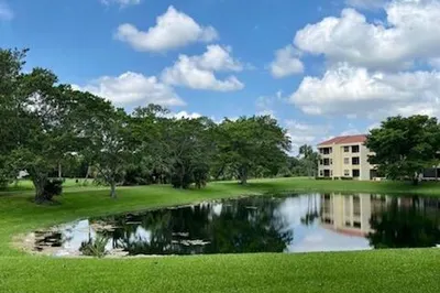 Lake at the back