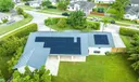 Aerial view from the back