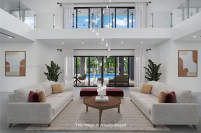 Living Room Staged