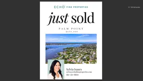 Just Sold in Palm Point!