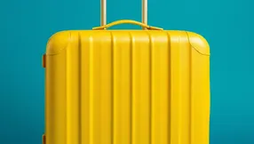 Bright Yellow Suitcase