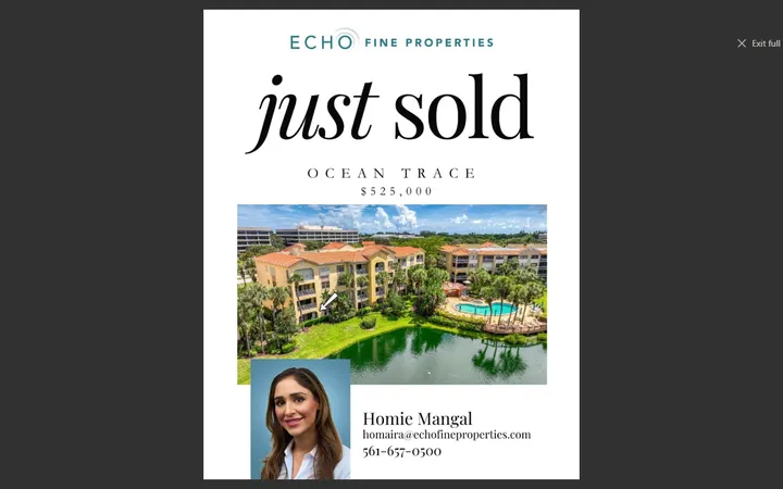 Just Sold in Ocean Trace!