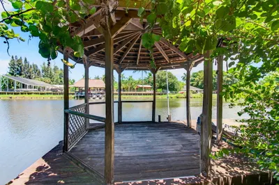 Gazebo On The Dock