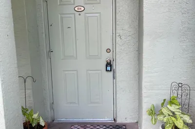 front of the house