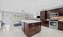 Kitchen and dining area