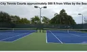 Tennis Court. City Tennis Courts approx. 500 ft from Villas by the Sea