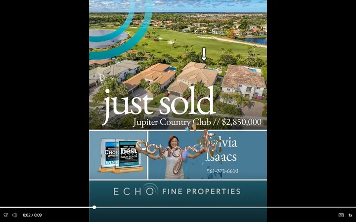 Just Sold in Jupiter Country Club!