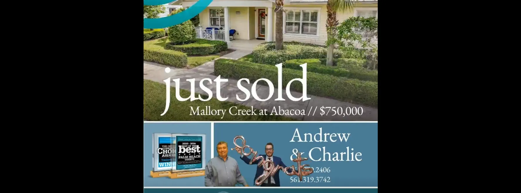 Just Sold in Mallory Creek!