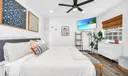 A private space separate from the main house. Features a king bedroom with newly updated en-suite luxury shower, and fully- equipped kitchenette.