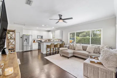 Family Room and Kitchen