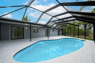 Pool and back patio