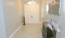 Wide foyer entry