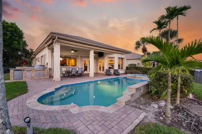 Exterior Back With Pool