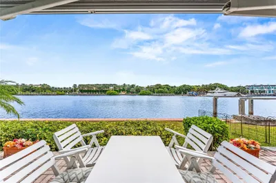 View from the private patio