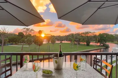 Sunsets from the balcony