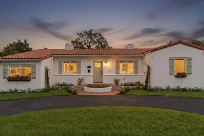Twilight Front Elevation