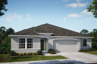 Artist Rendering- actual home has 3 car garage