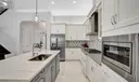 Gourmet Kitchen with ~8 ft Quartz Island