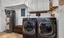 Garage laundry area