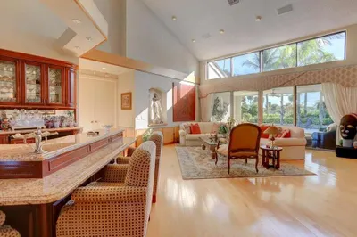 bar & living room