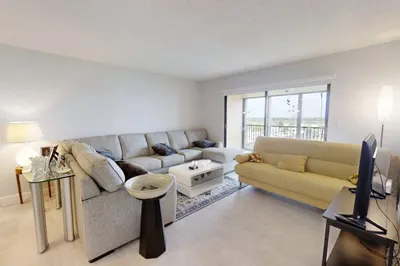 Living Room w view of Lake