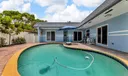 pool with auto cleaner
