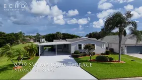 Live the Active Adult Florida Lifestyle in this Sweet Home in St. Lucie Falls in Stuart!