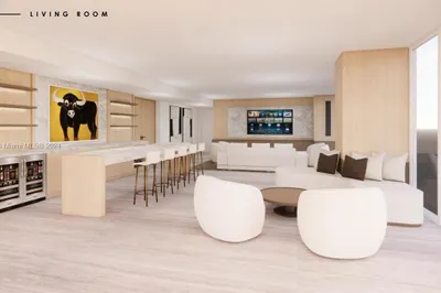 Design Rendering For Living Room