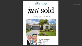 Just Sold in Valencia Walk!