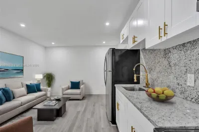 The unit is UNFURNISHED- This photo is VIRTUAL STA