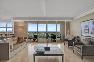 Living room and Ocean
